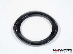 Maserati Ghibli Interior Trim - Carbon Fiber - Dashboard Clock Trim Cover - Feroce Carbon Maserati Ghibli Interior Trim - Carbon Fiber - Dashboard Clock Trim Cover - Feroce Carbon